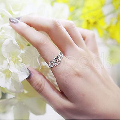 Zinc Alloy Rhinestone Finger Rings for Women FS-WG08E4B-04-1