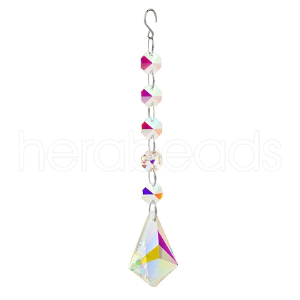 Clear AB Glass Pendant Decorations PW-WG12742-05-1
