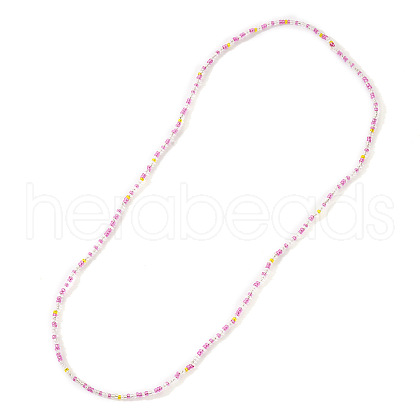 Bohemian Style Handmade Seed Beaded Necklaces for Women ZW5602-4-1