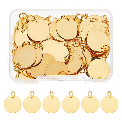 SUPERFINDINGS 60Pcs Brass Pendants FIND-FH0009-78A-1