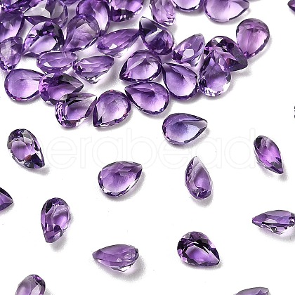 Faceted Natural Amethyst Cabochons G-I295-05C-15A-05-1