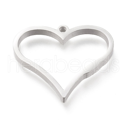 Non-Tarnish 304 Stainless Steel Open Back Bezel Pendants STAS-K208-06P-A-1