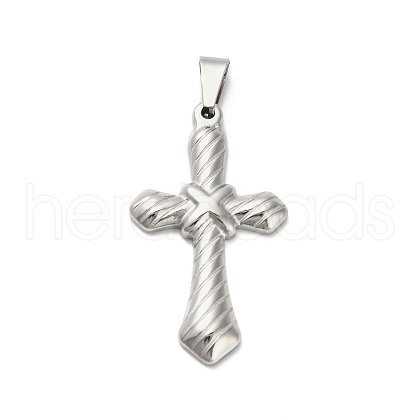 304 Stainless Steel Pendants STAS-Q343-15P-1