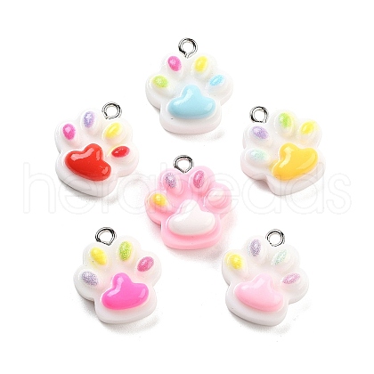 Opaque Resin Pendants RESI-G101-03-1