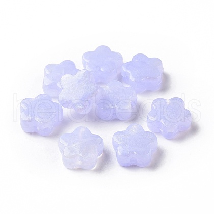 Opaque Acrylic Beads OACR-E014-13H-1