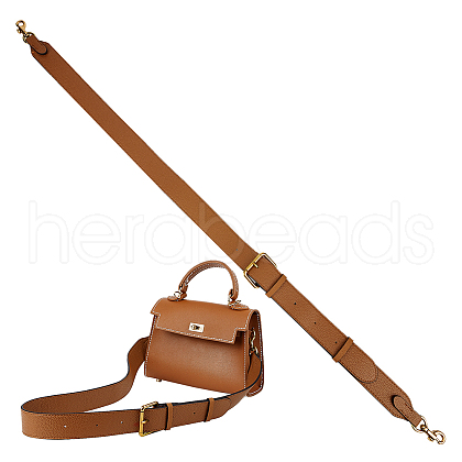 Adjustable Cowhide Bag Straps DIY-WH0304-694A-1