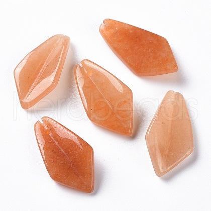 Natural Red Aventurine Pendants G-F697-B01-1