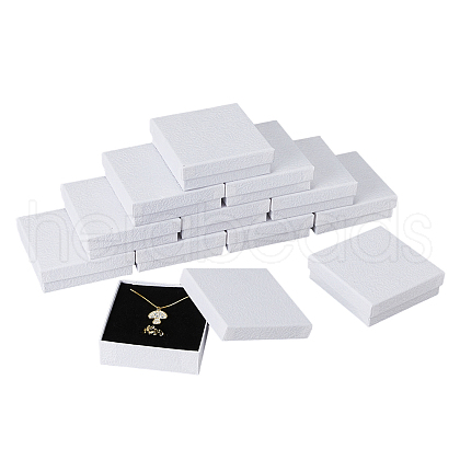 DICOSMETIC Texture Paper Jewelry Gift Boxes OBOX-DC0001-01C-01-1