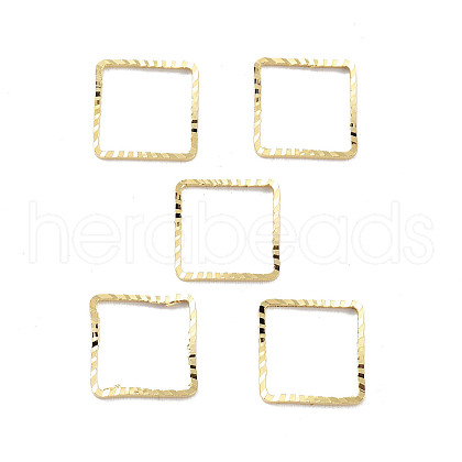 Brass Beads Frames KK-M288-01G-C-1