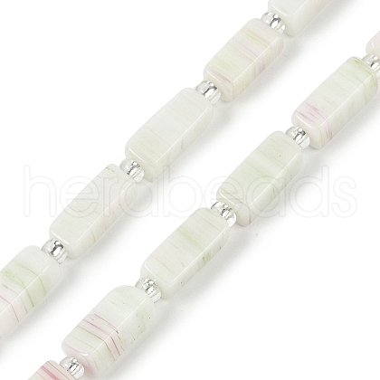 Handmade Lampwork Beads Strands LAMP-Q037-01B-11-1