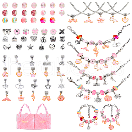 DIY European Bracelet Making Kits DIY-YWC0006-02A-1
