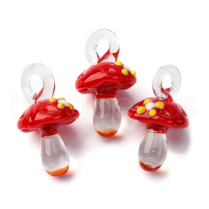 Handmade Lampwork Pendants LAMP-M02-01-03-1