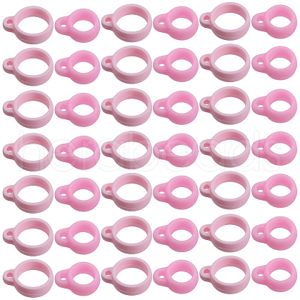 Gorgecraft 60Pcs 2 Style Silicone Pendant SIL-GF0001-42D-1