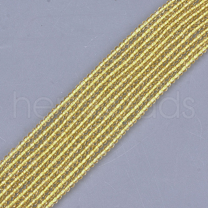 Synthetic Quartz Crystal Beads Strands G-T119-05E-1
