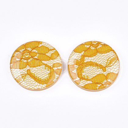 Resin Cabochons RESI-S377-18F-1