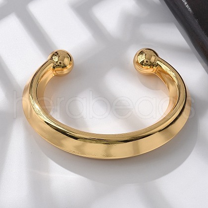 304 Stainless Steel Cuff Bangles BJEW-S161-02G-1