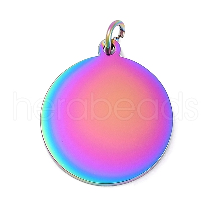 Ion Plating(IP) 304 Stainless Steel Pendants STAS-I311-33G-RC-1