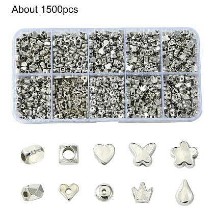 10 Styles CCB Plastic Beads CCB-YW0001-47A-1