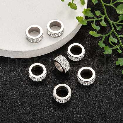 304 Stainless Steel Column Beads RB-I065-02-1
