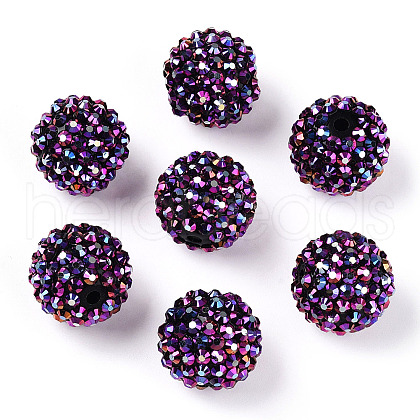 AB-Color Resin Rhinestone Beads RESI-S315-18x20-03-1
