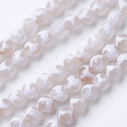 Tibetan Style dZi Beads G-G752-03-10mm-1