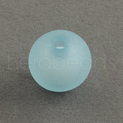 Frosted Acrylic Beads FACR-Q006-8mm-22-1