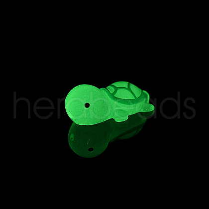 Luminous Translucent Resin Sea Animal Cabochons RESI-D055-01E-1