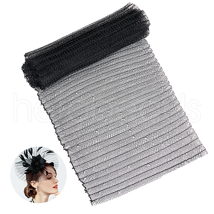 Plastic Ruffle Pleated Trim Fabric for Dress Bag Decoration DIY-WH0568-54C-1