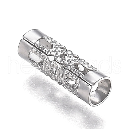 Tarnish Resistant 304 Stainless Steel Tube Beads STAS-I166-22P-1