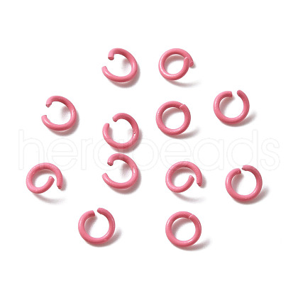Zinc Alloy Open Jump Rings FIND-WH0014-79I-1