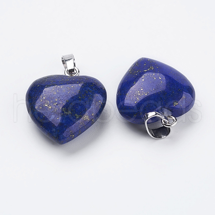 Natural Lapis Lazuli Pendants X-G-E434-05P-1