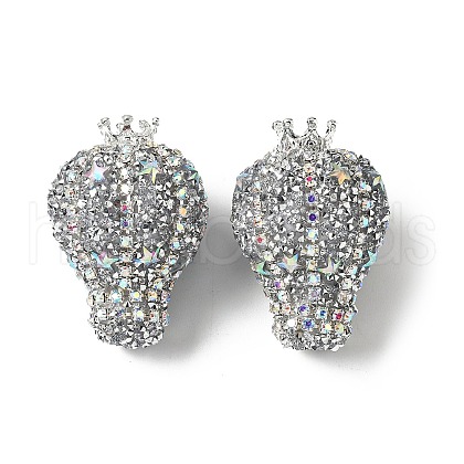 Opaque Acrylic Rhinestone Beads OACR-S048-03C-1