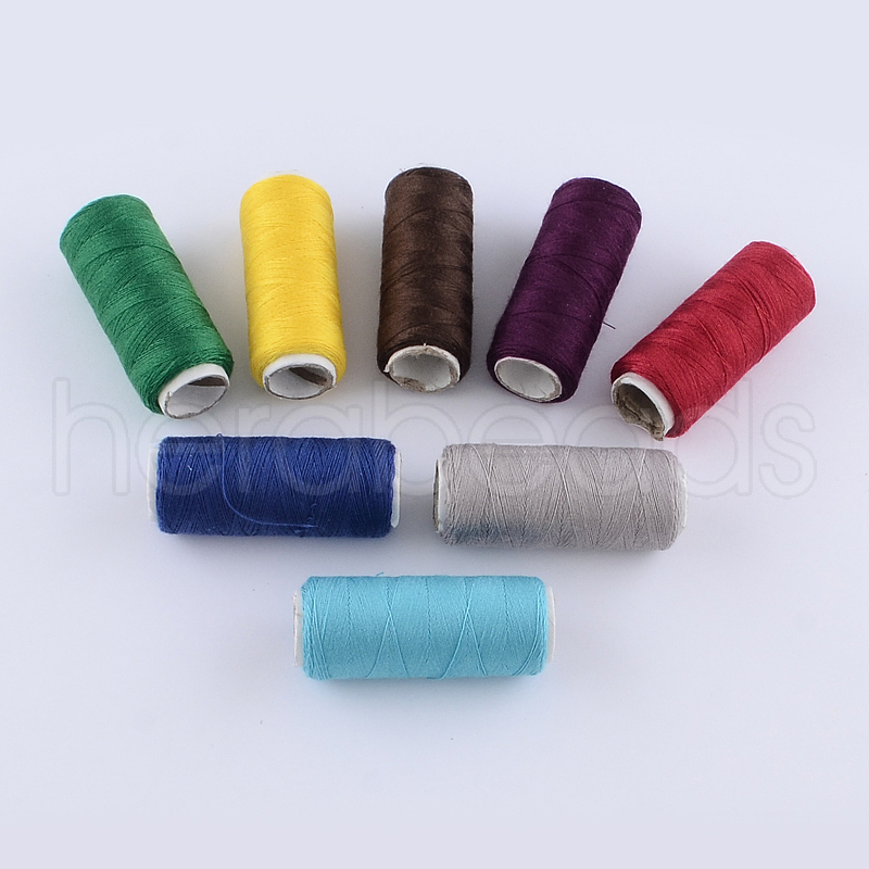 402 Polyester Sewing Thread Cords for Cloth or DIY 0.1mm thick 120 m roll B4G