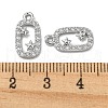 Brass Micro Pave Cubic Zirconia Pendant KK-H460-07P-3