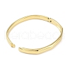 304 Stainless Steel Faceted Ring Hinged Bangles for Women BJEW-C071-16G-4
