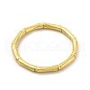 Vacuum Plating 304 Stainless Steel Bamboo Finger Ring for Men Women RJEW-A013-01G-1