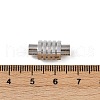 304 Stainless Steel Magnetic Clasps STAS-C127-18B-P-3