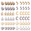 SUNNYCLUE 304 Stainless Steel Stamping Blank Tag Pendants STAS-SC0001-09-1