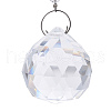 Faceted Crystal Glass Ball Chandelier Suncatchers Prisms AJEW-G025-A06-3