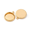 Brass Pendant Cabochon Settings KK-F898-20B-G-2