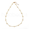 Brass Twisted Chain Curb Chain Necklaces NJEW-JN03092-02-1