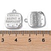 Brass Micro Pave Cubic Zirconia Pendants KK-F867-05P-3