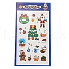 Christmas Theme PET Plastic Stickers AJEW-Q151-01A-1