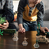 GOMAKERER 40Pcs 2 Styles Hexagon Transparent Acrylic Display Bases DIY-GO0001-38-7