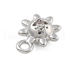 Brass Micro Pave Cubic Zirconia Pendants KK-D283-28P-2