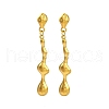 304 Stainless Steel Teardrop Stud Earrings EJEW-K296-01G-2