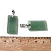 Natural Green Aventurine Faceted Pendants G-U031-04P-03-2