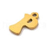 201 Stainless Steel Charms STAS-U016-01G-P-2