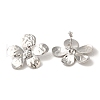 Rack Plating Brass Stud Earrings EJEW-B062-16P-2
