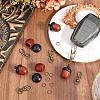 SUNNYCLUE DIY Keychain Making Kit DIY-SC0023-88-4